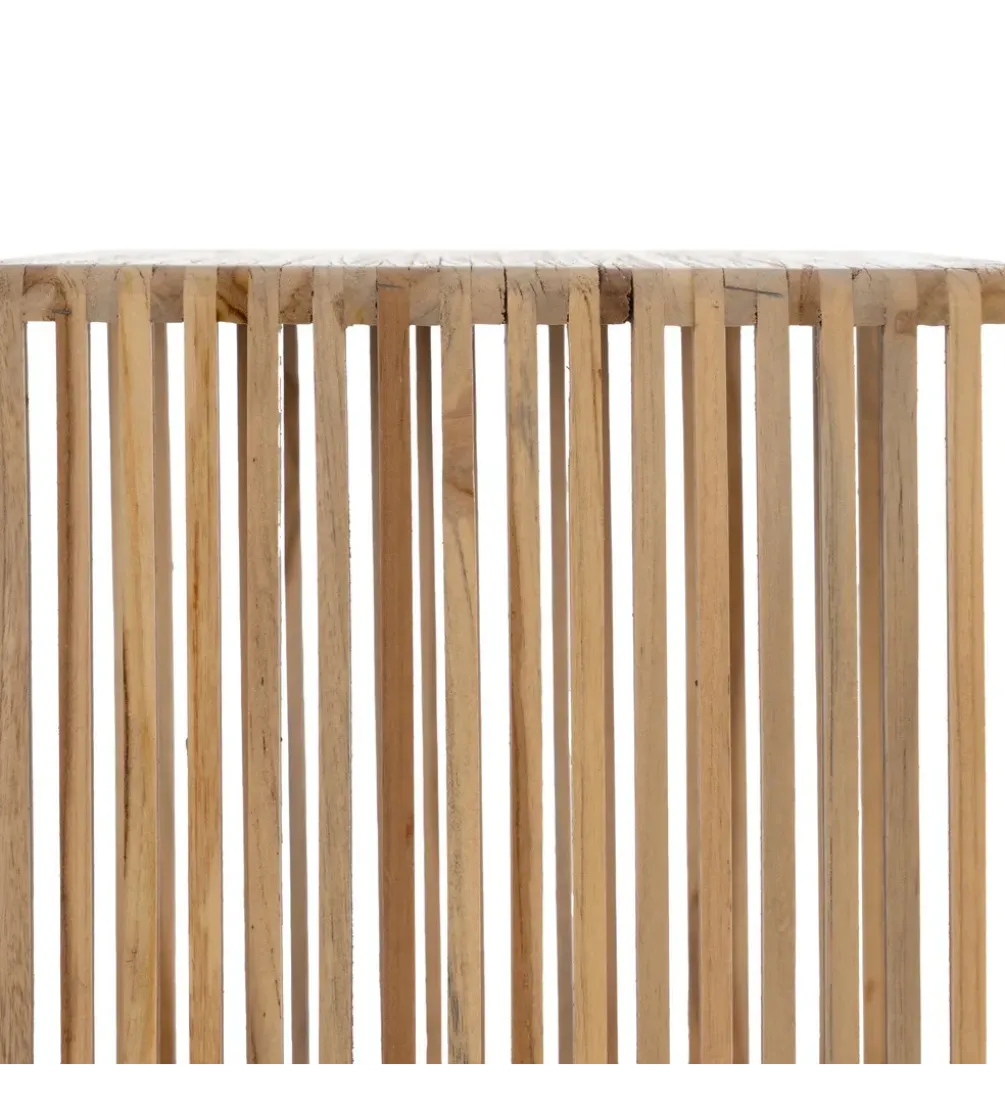 Regał BELLAMONTE 86 cm drewno teak naturalny