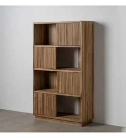 Regał BELLAMONTE 168 cm drewno teak naturalny