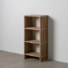 Regał BELLAMONTE 116 cm naturalny drewno teak
