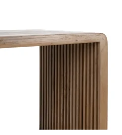 Regał BELLAMONTE 116 cm naturalny drewno teak