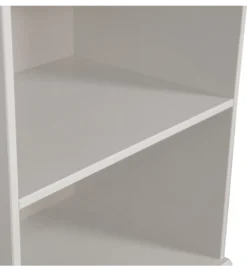 Regał BOLD 215 cm drewno sosny biały