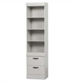 Regał BOLD 215 cm drewno sosny biały