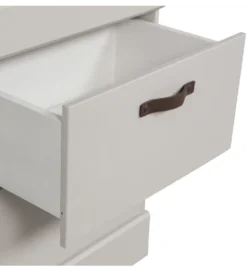 Regał BOLD 215 cm drewno sosny biały