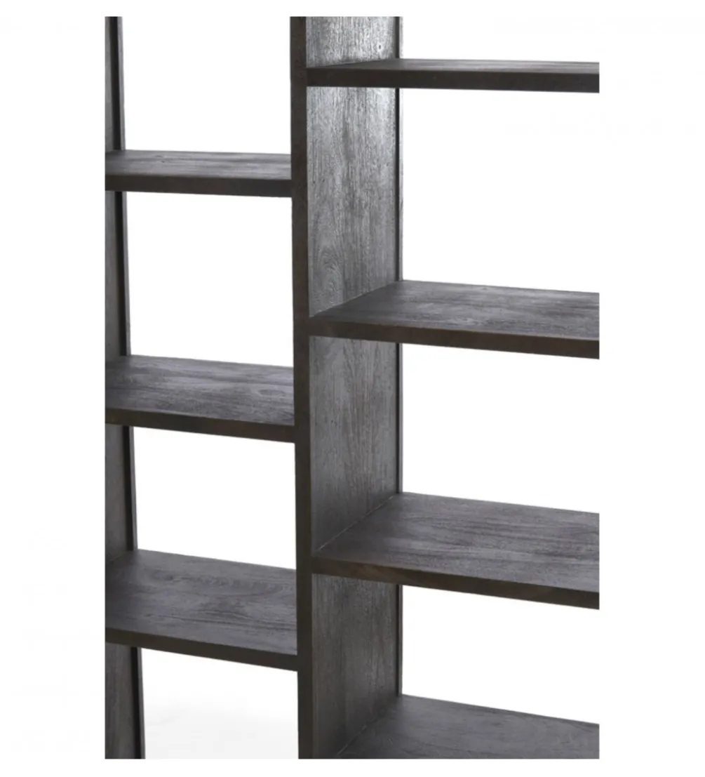 Regał DANE 200 cm czarny