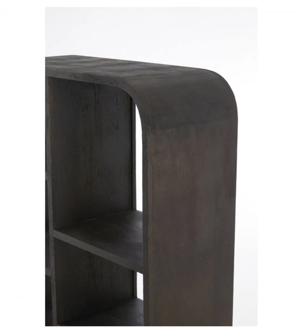 Regał DANE 200 cm czarny