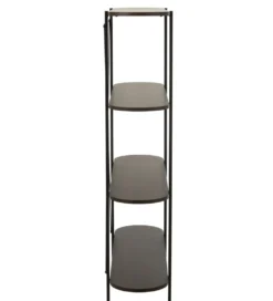 Regał DOMERESU 120 cm ciemny brązowy