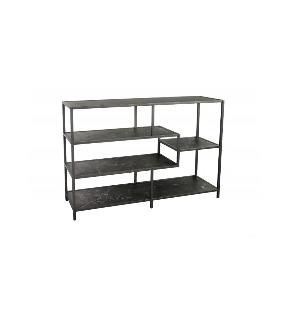 Regał FONTERA 114 cm w optyce marmuru