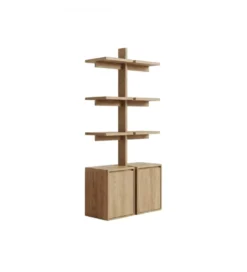 Regał FRESNO 94 cm naturalne