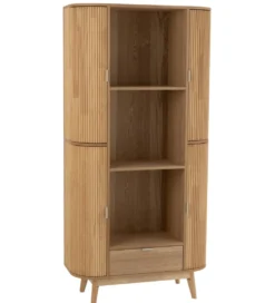 Regał GEZA 88 cm naturalny drewno sosna