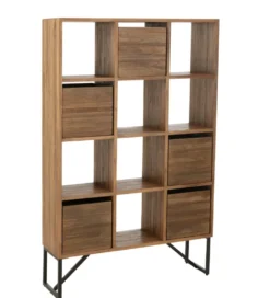 Regał GRACKY drewno teak naturalny
