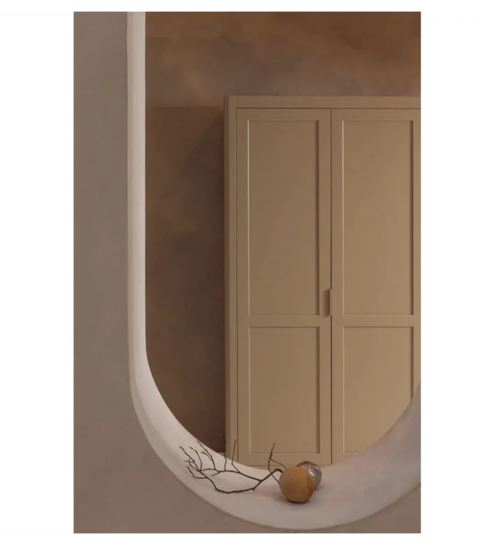 Regał GUNNAR 217 x 120 cm szary piaskowy