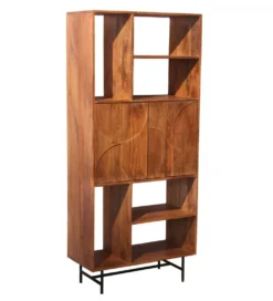 Regał JANNYK 80 cm drewno mango