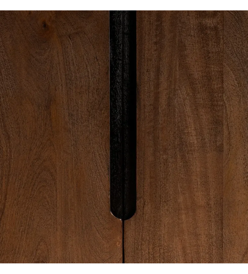 Regał KILIAN 195 cm drewno mango brązowa