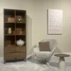 Regał KORTE 200 cm drewno mango brązowy