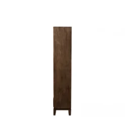 Regał KORTE 200 cm drewno mango brązowy