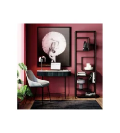 Regał Loft 195 cm czarny