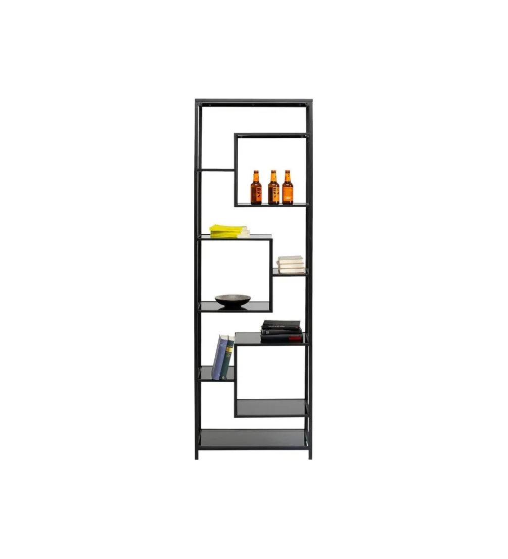 Regał Loft 195 cm czarny