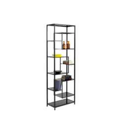 Regał Loft 195 cm czarny