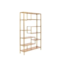 Regał LOFT 115 cm złoty