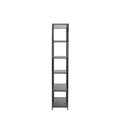 Regał LOFTIE 77 x 185 cm czarny