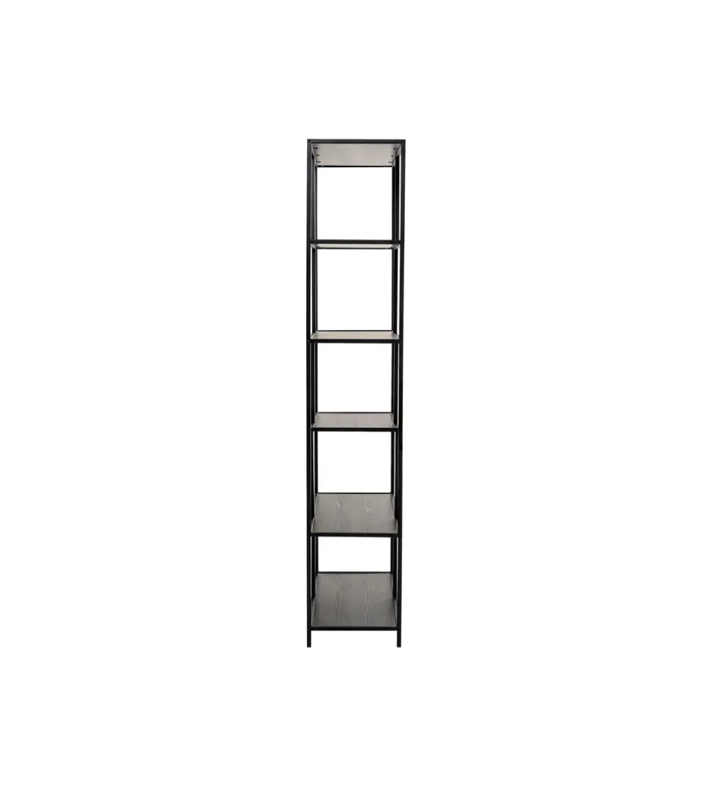Regał LOFTIE 77 x 185 cm czarny