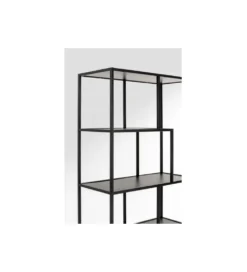 Regał LOFTIE 77 x 185 cm czarny