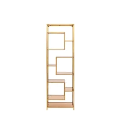 Regał LOFT 60 x 195 cm złoty
