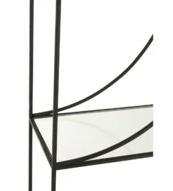 Regał metalowy Circle 180 cm czarny