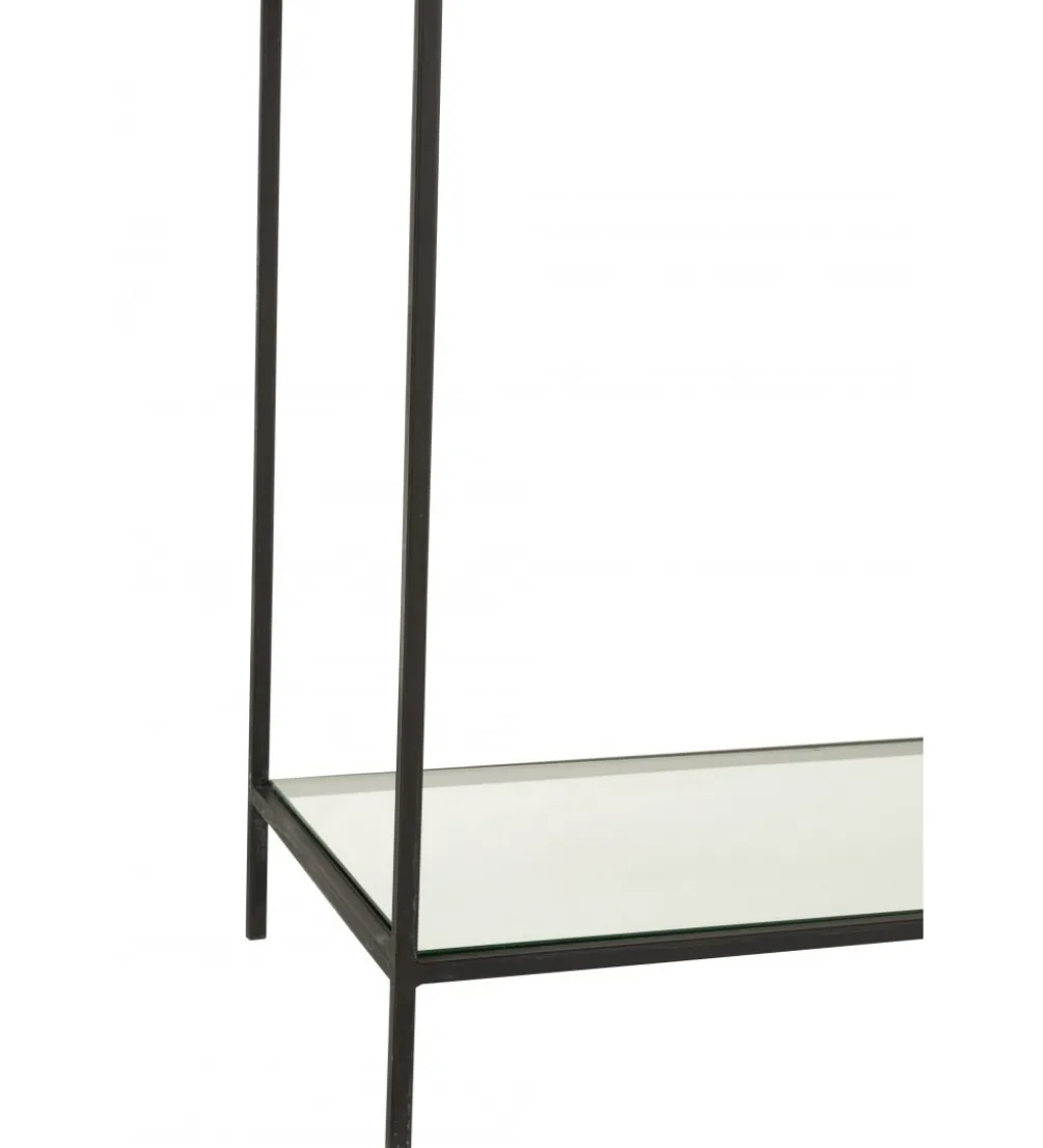 Regał metalowy Circle 180 cm czarny