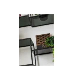 Regał metalowy Loft  195 cm x 115 cm czarny