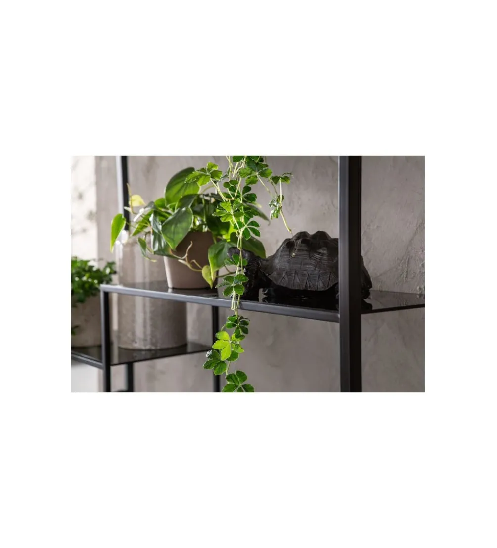 Regał metalowy Loft 195 cm x 115 cm czarny