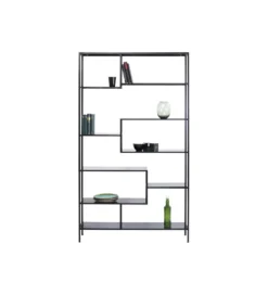 Regał metalowy Loft 195 cm x 115 cm czarny