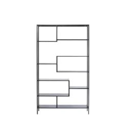 Regał metalowy Loft 195 cm x 115 cm czarny