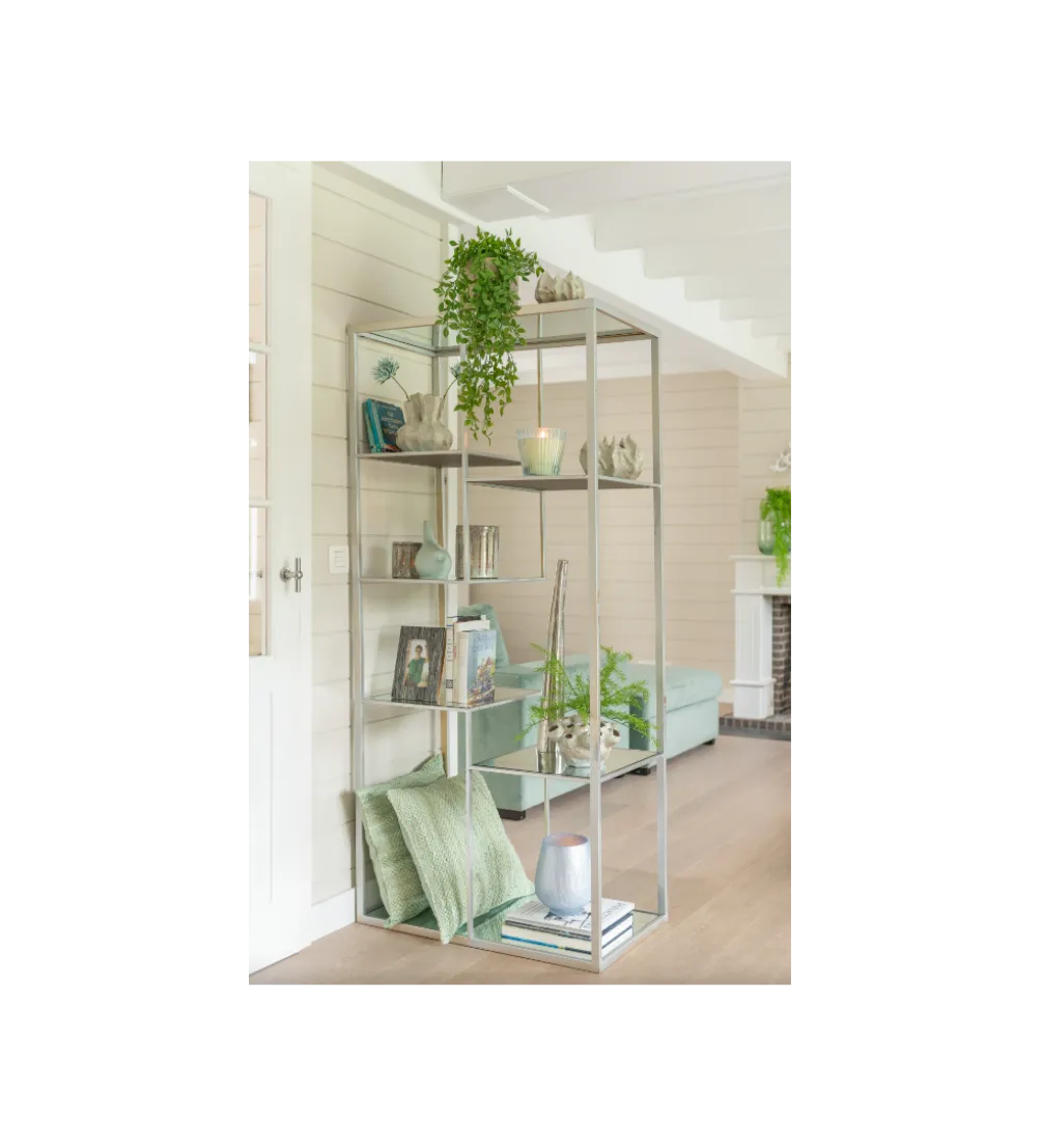 Regał Metalowy RACK srebrny
