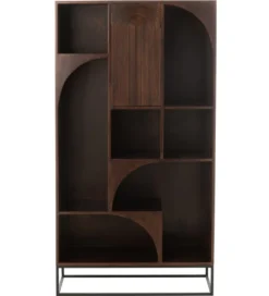 Regał MODE 168 cm drewno mango brązowy