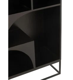 Regał MODE 168 cm drewno mango czarny