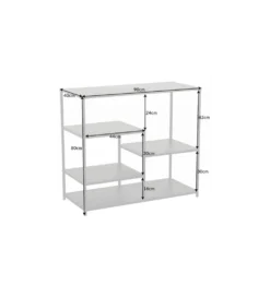 Regał OLIMPIA 90 cm czarny