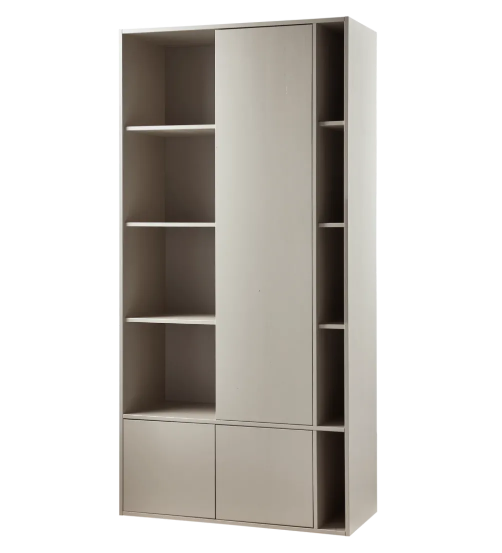 Regał SETTLE 218 cm drewno sosny dust
