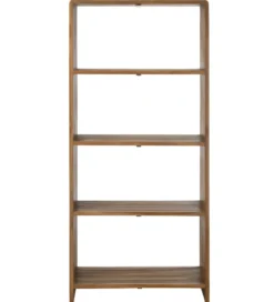 Regał SHELIS 190 cm drewno teak