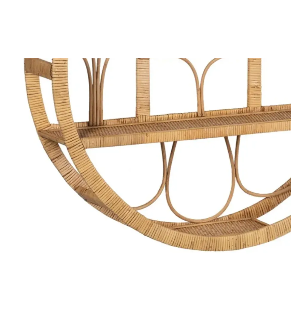Regał TATUR 80 cm ratan naturalny