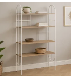 Regał UXPORT 100 cm biały