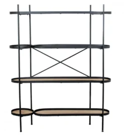 Regał WAFAM 110 cm czarny