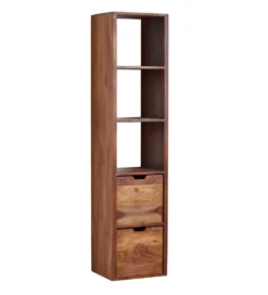 Regał wiszący MEKNES 35 cm drewno sheesham