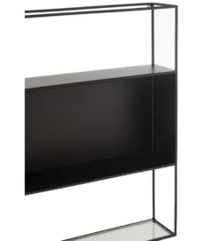 Regał wiszący Square 80 cm czarny
