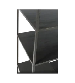 Regał WOLFRAM 185 cm metalowy czarny