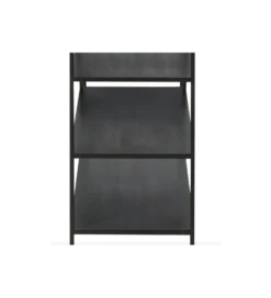 Regał WOLFRAM 185 cm metalowy czarny