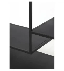 Regał YVANA 200 cm czarny matt