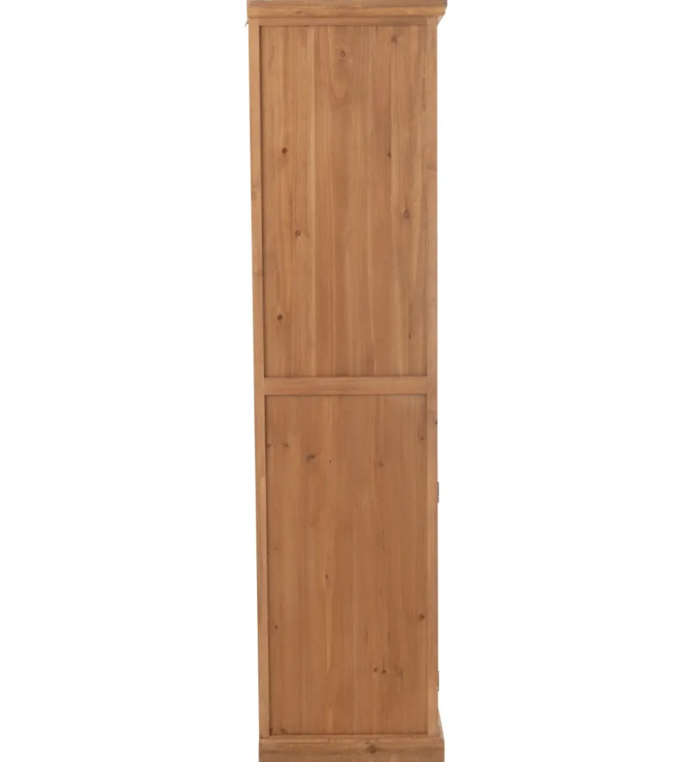 Regał z miejscem na wino LIA 178 cm naturalny