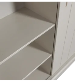 Regał z przesuwnymi drzwiami PINOKY 200 cm szary
