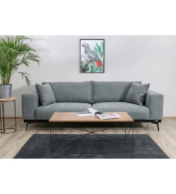 Sofa ARIELLE Chesterfield 205 cm zielona